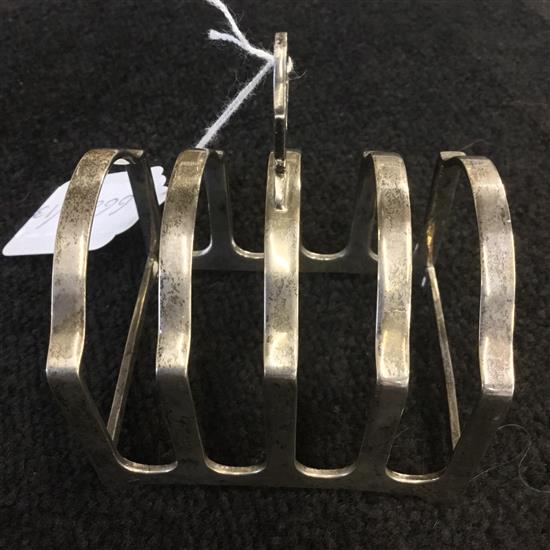 Silver toast rack